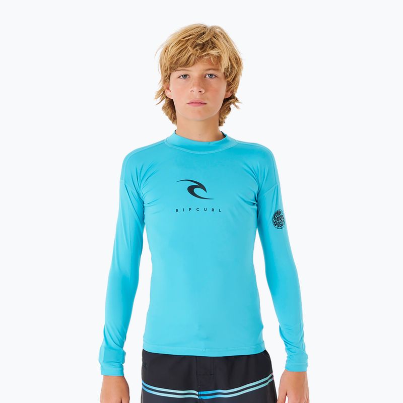 Лонгслів для плавання дитячий Rip Curl Corps Rash Vest blue