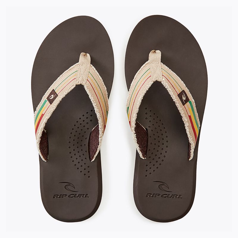 В'єтнамки чоловічі Rip Curl Reactor Open Toe brown/tan 11