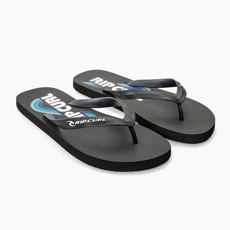 В'єтнамки чоловічі Rip Curl Surf Revival Logo Open Toe black/grey/blue 9