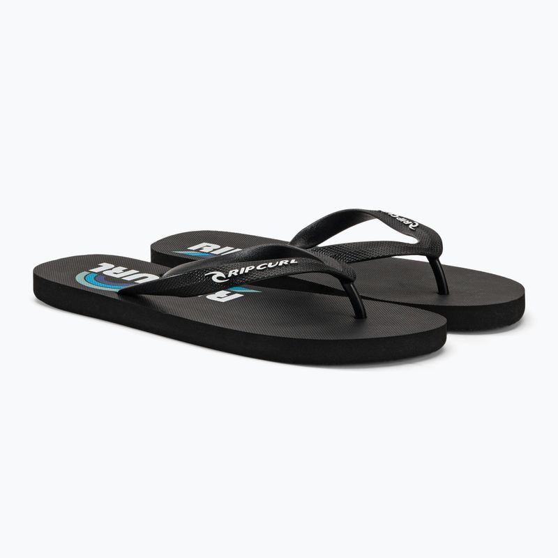 В'єтнамки чоловічі Rip Curl Surf Revival Logo Open Toe black/grey/blue 4