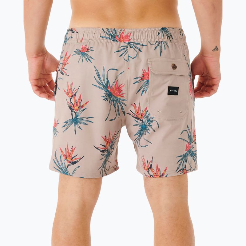 Шорти для плавання чоловічі Rip Curl Paradiso Volley taupe 3