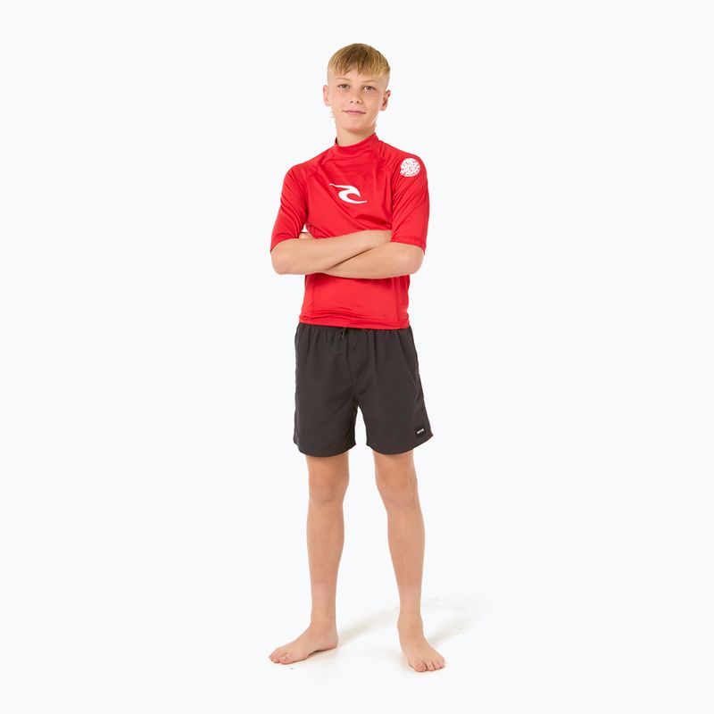 Червона дитяча купальна сорочка Rip Curl Lycra Brand Wave UPF 2