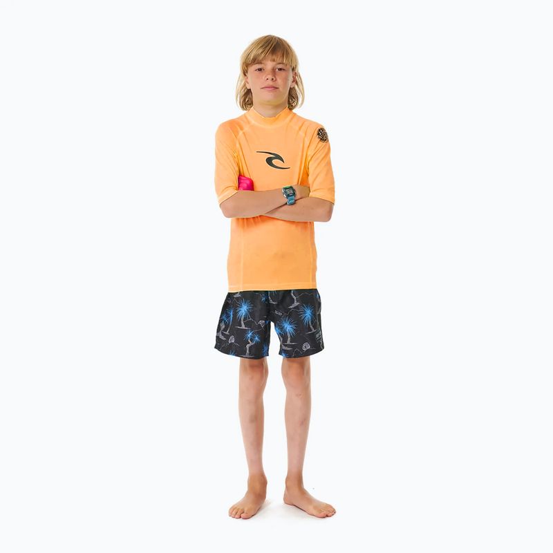 Rip Curl Lycra Lycra Brand Wave UPF дитяча сорочка для плавання лайм 2