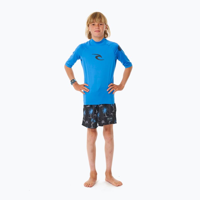 Rip Curl Lycra Lycra Brand Wave UPF синя гумка дитяча плавальна сорочка 2