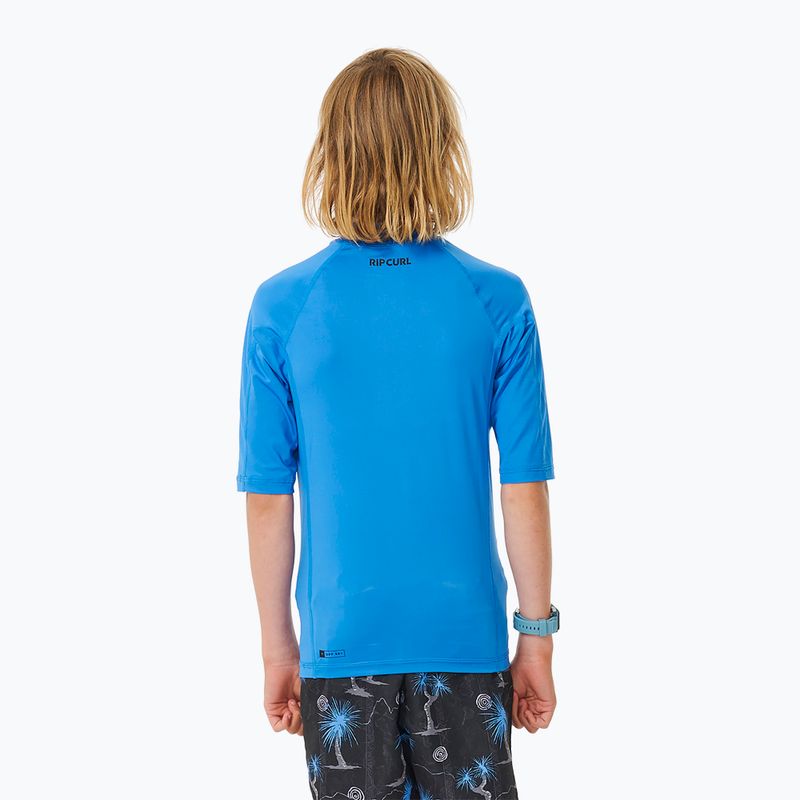 Rip Curl Lycra Lycra Brand Wave UPF синя гумка дитяча плавальна сорочка 3