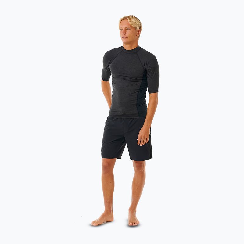 Футболка для плавання чоловіча Rip Curl Dawn Patrol UPF Performance black marle 2
