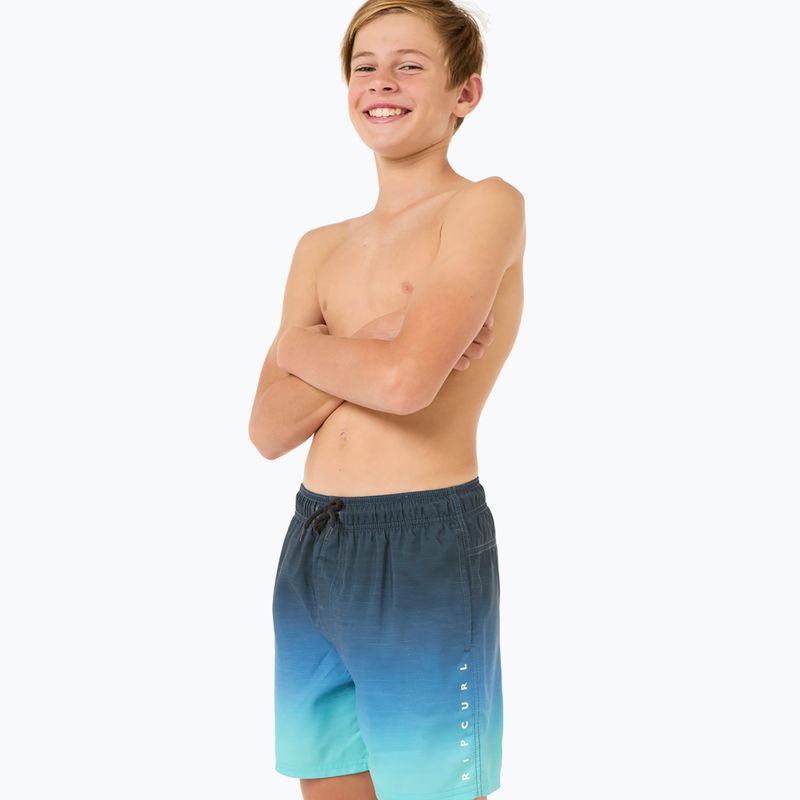Шорти для плавання дитячі Rip Curl Fade Volley vintage navy 4