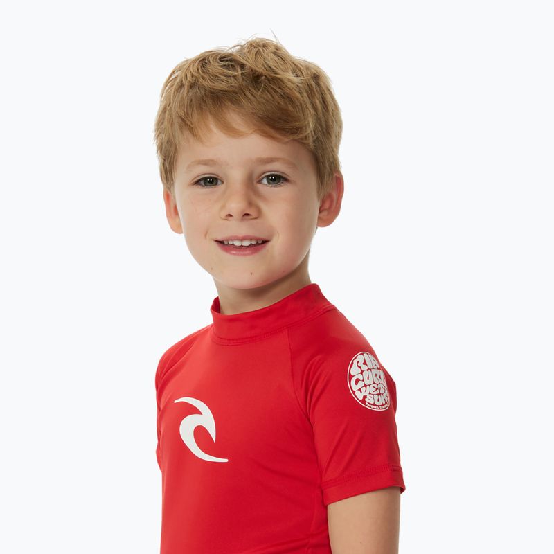 Футболка для плавання дитяча Rip Curl Brand Wave UPF red 4