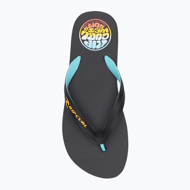 В'єтнамки чоловічі Rip Curl Wetty Fade Bloom washed black 5