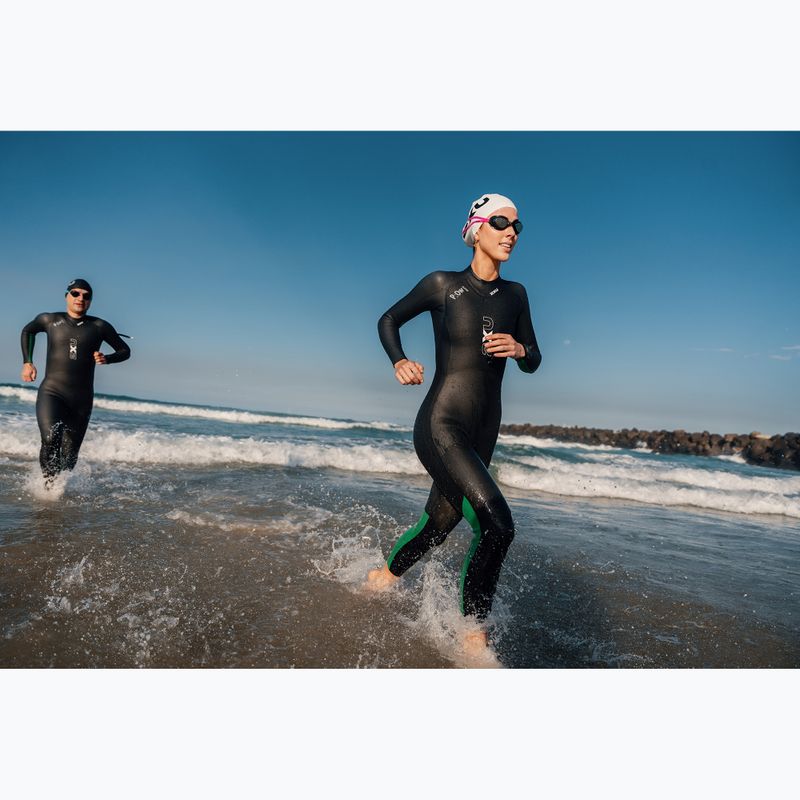 Гідрокостюм для тріатлону жіночий 2XU Propel Openwater black/bright green 11
