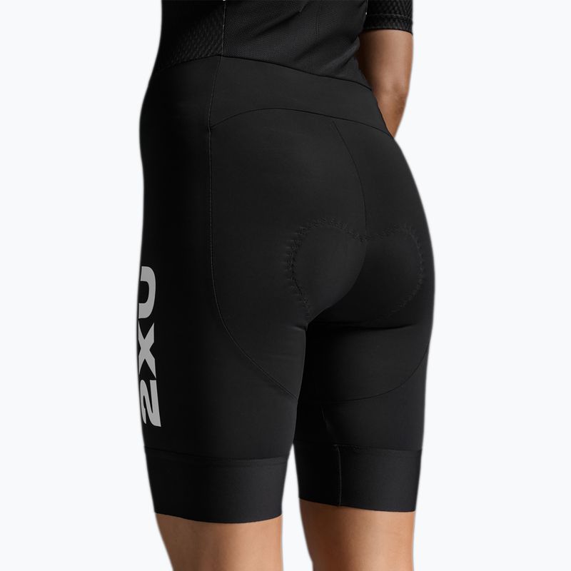 Комбінезон для тріатлону жіночий 2XU Aero Hex Sleeved black/white 5