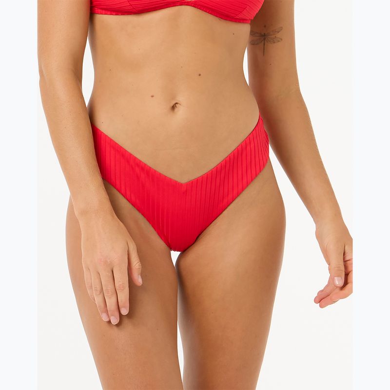 Нижня частина купальника Rip Curl Premium Surf Skimpy Hipster hibiscus red 4