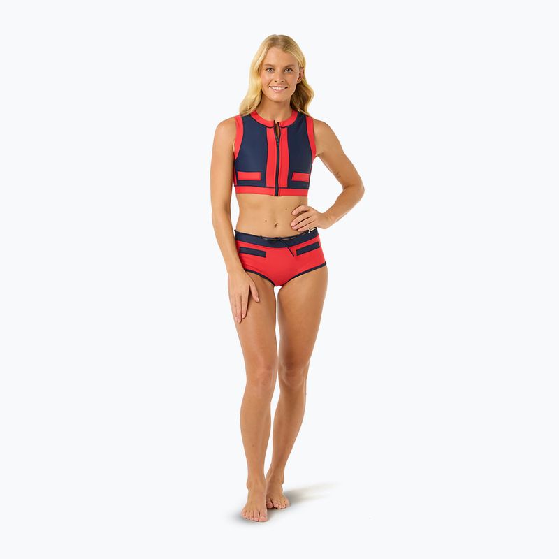 Верхня частина купальника Rip Curl Coco Short Sleeve Vest red/dark blue 2