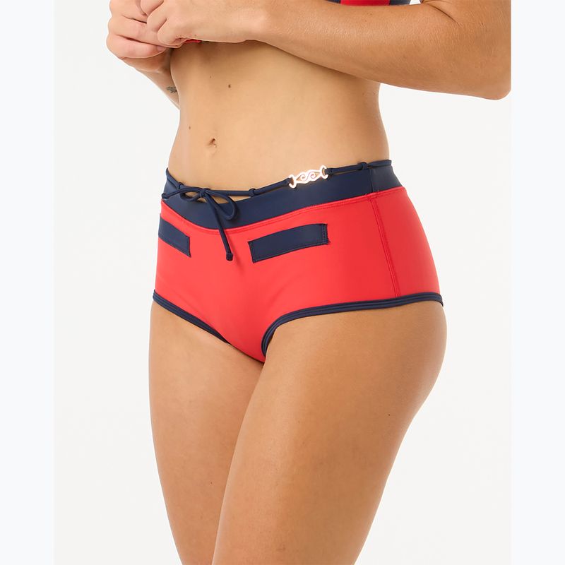 Нижня частина купальника Rip Curl Noughties Low Rise Victoria Vergara red/dark blue 4