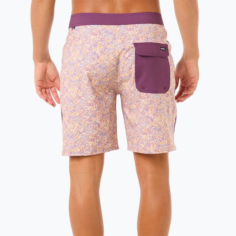 Шорти для плавання чоловічі Rip Curl Mirage Floral Reef smokey grape 3