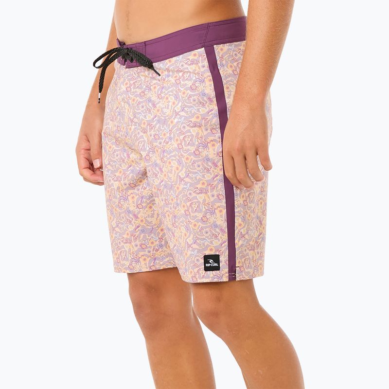 Шорти для плавання чоловічі Rip Curl Mirage Floral Reef smokey grape 4