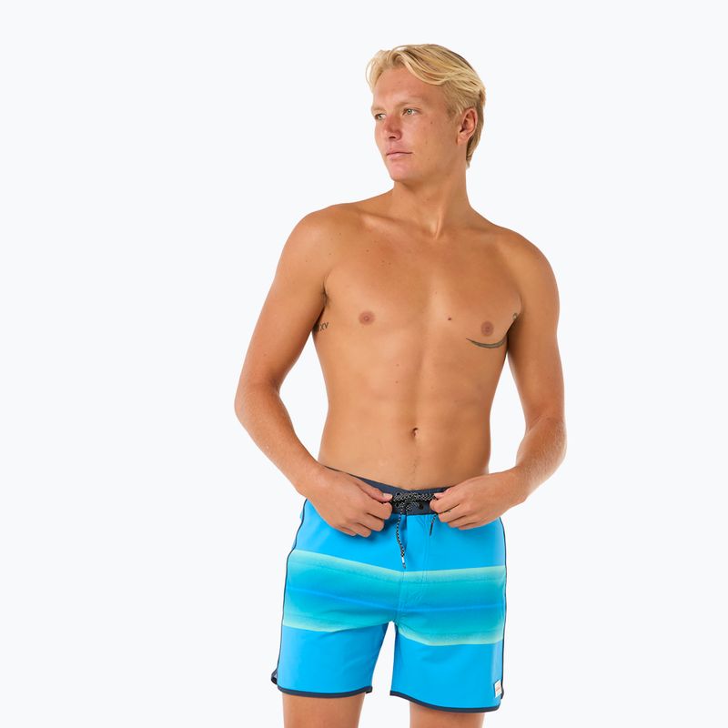 Шорти для плавання чоловічі Rip Curl Surf Revival Volley blue paint 4