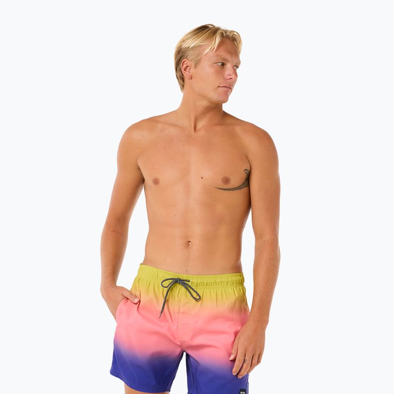 Шорти для плавання чоловічі Rip Curl Laze Fade Volley wild berry 4