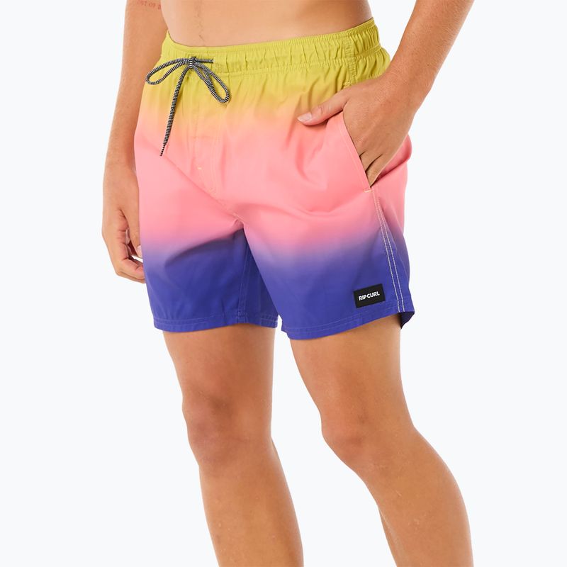 Шорти для плавання чоловічі Rip Curl Laze Fade Volley wild berry 6