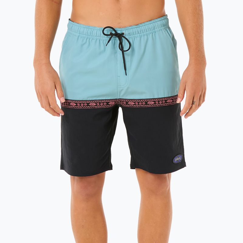 Шорти для плавання чоловічі Rip Curl Raw Energy Split Volley black