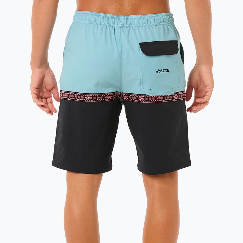 Шорти для плавання чоловічі Rip Curl Raw Energy Split Volley black 3