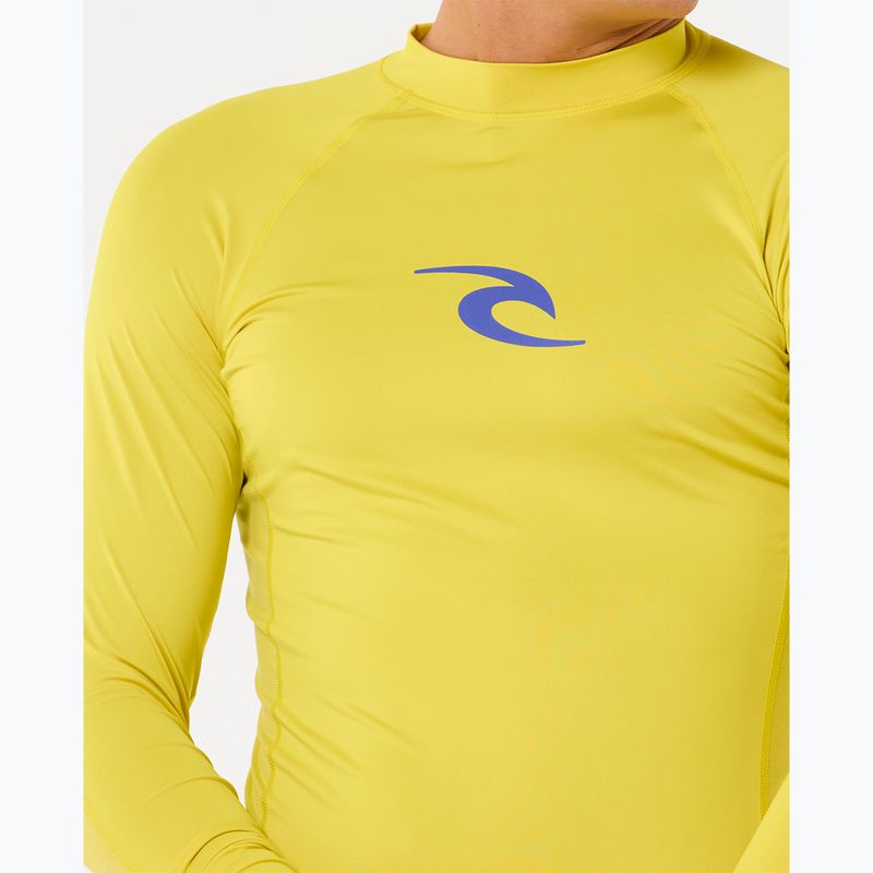 Лонгслів для плавання чоловічий Rip Curl Waves UPF Performance sulphur 5