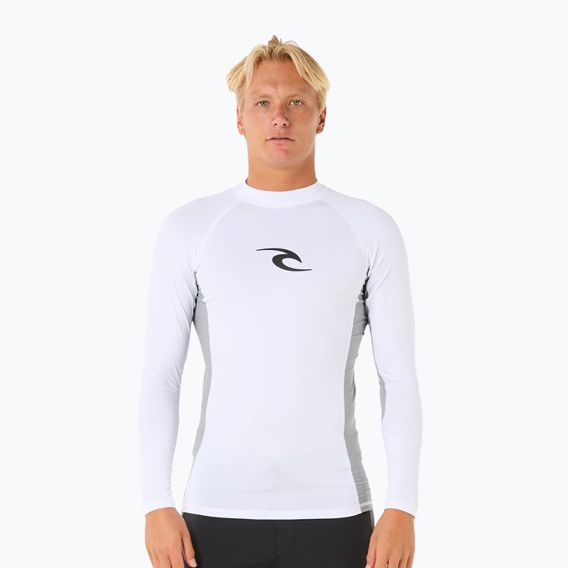 Лонгслів для плавання чоловічий Rip Curl Waves UPF Performance white