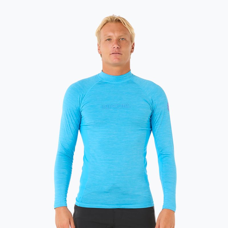 Лонгслів для плавання чоловічий Rip Curl Dawn Patrol UPF Performance blue paint