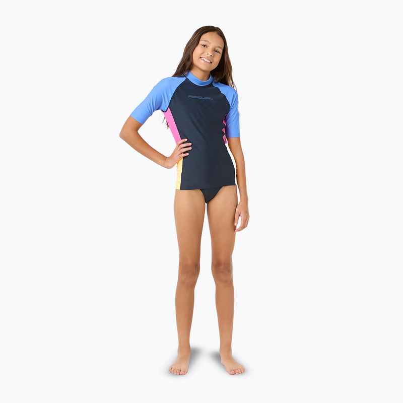 Футболка для плавання дитяча Rip Curl Block Party Rash Vest navy 2