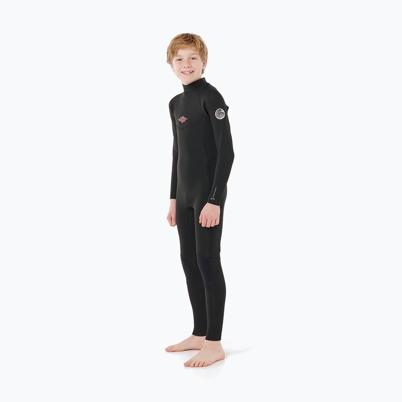 Гідрокостюм дитячий Rip Curl Dawn Patrol 3/2 mm Back Zip black 3
