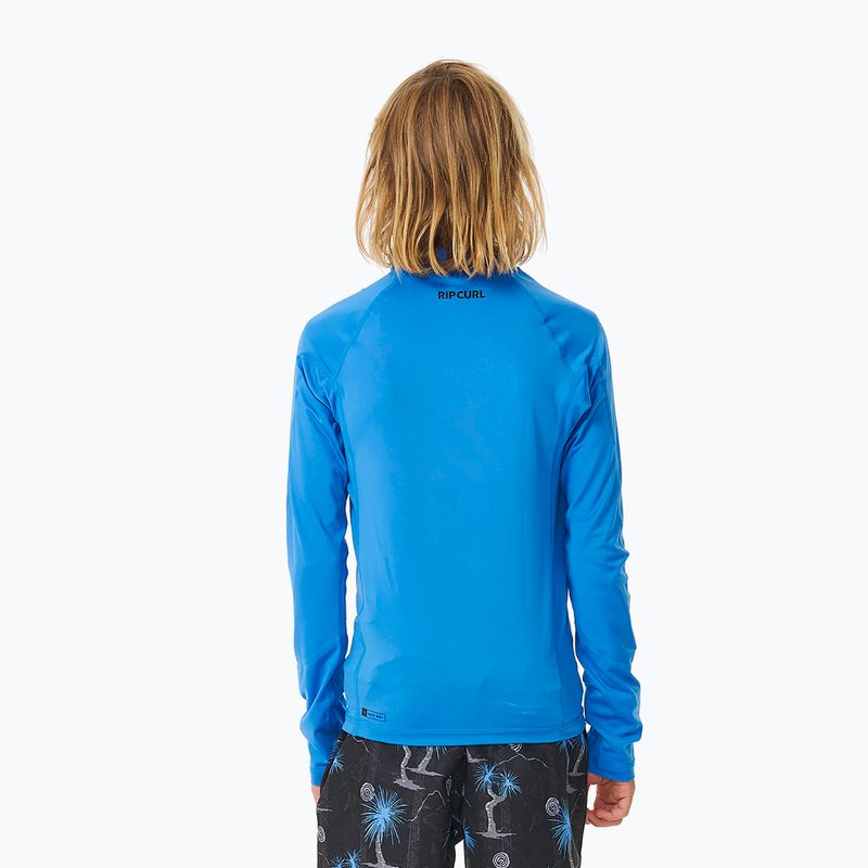 Дитячий лонгслів для плавання Rip Curl Waves Upf blue gum 3