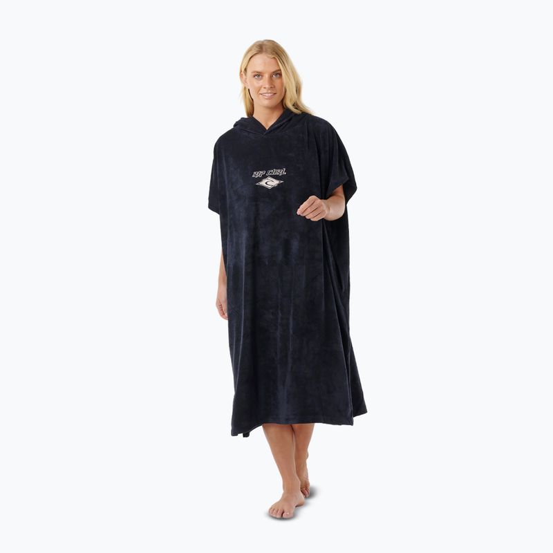 Пончо жіноче Rip Curl Classic Surf Hooded black/off white 4
