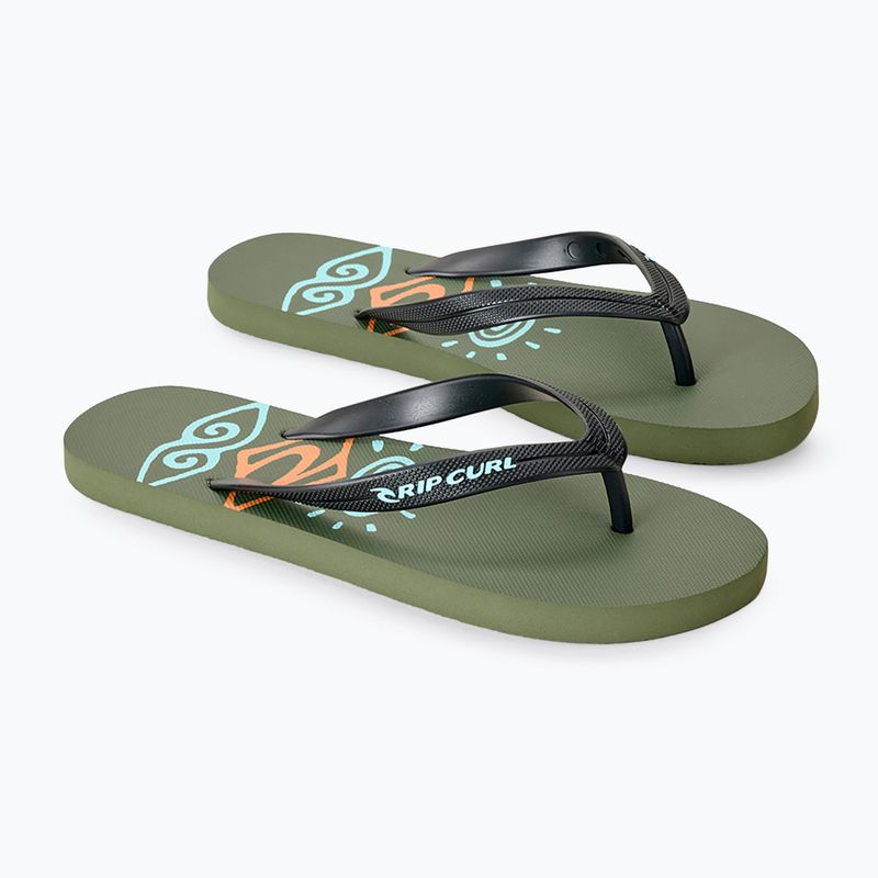 В'єтнамки дитячі Rip Curl Sessions Bloom Open Toe olive 2