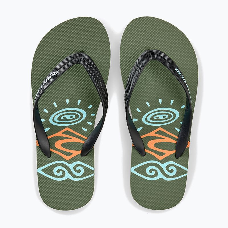 В'єтнамки дитячі Rip Curl Sessions Bloom Open Toe olive 5