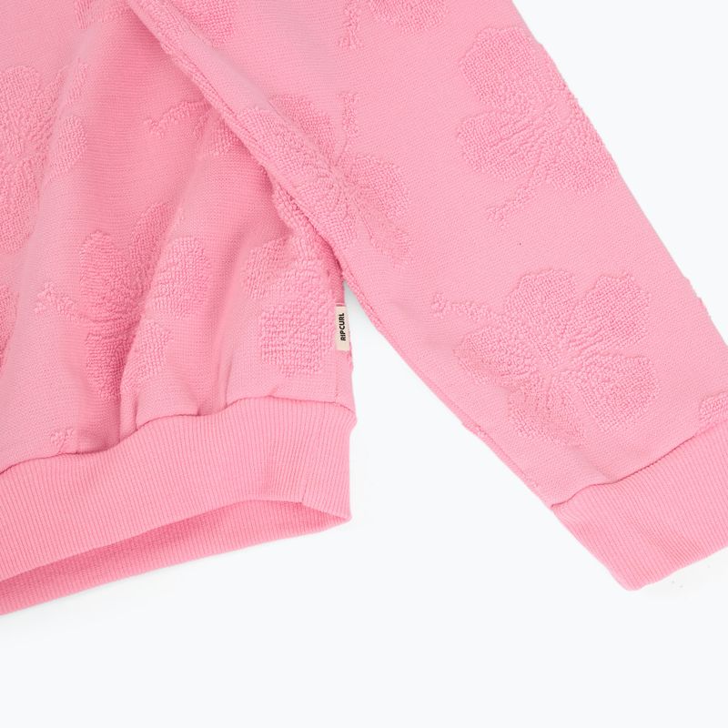 Кофта жіноча Rip Curl Paradise Terry Crew pink 4