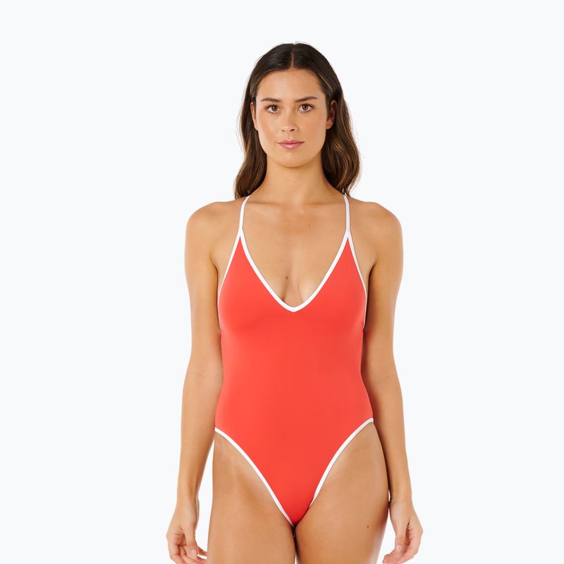 Жіночий суцільний купальник Rip Curl Classic Surf red