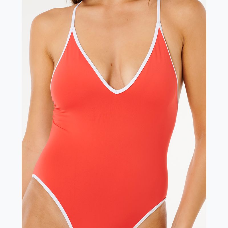 Жіночий суцільний купальник Rip Curl Classic Surf red 5