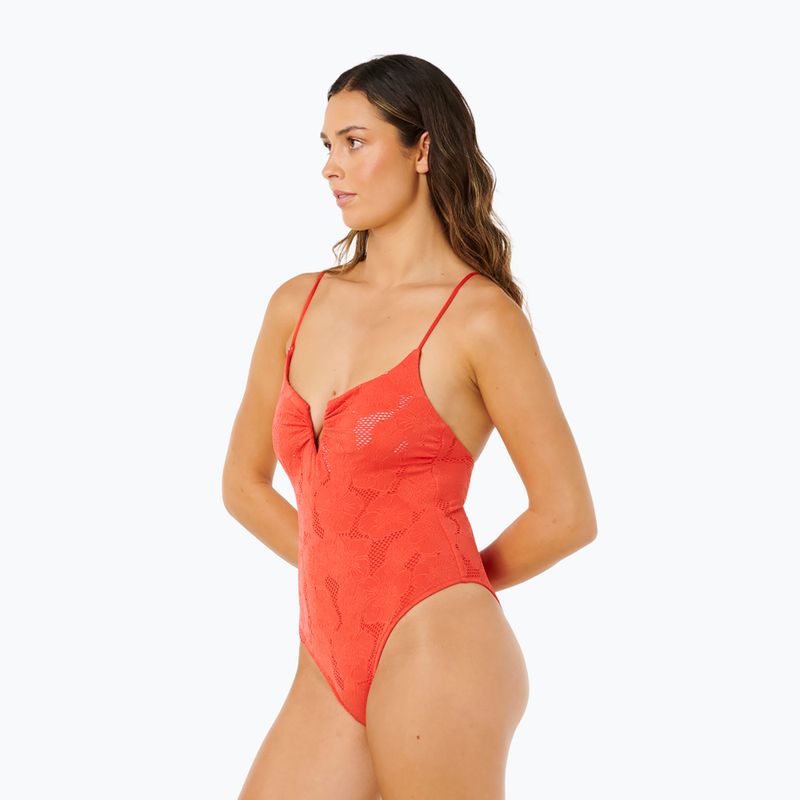 Жіночий суцільний купальник Rip Curl Oasis V Wire Multi Fit red 4