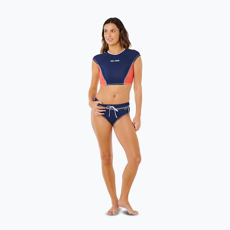 Футболка для плавання жіноча Rip Curl Surf Tide Crop Rashvest dark navy 2