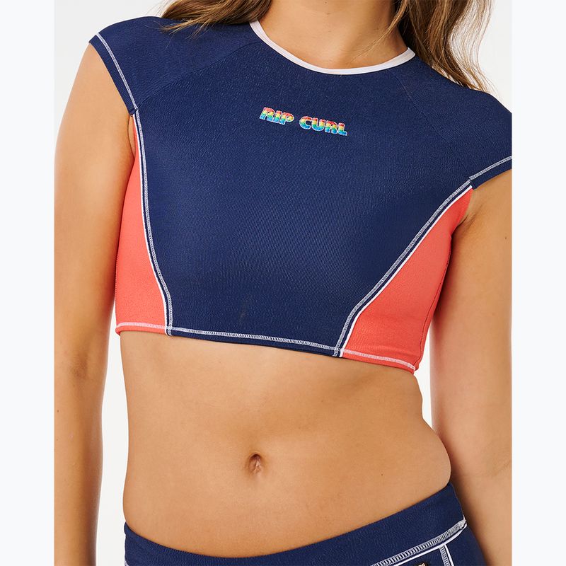 Футболка для плавання жіноча Rip Curl Surf Tide Crop Rashvest dark navy 6
