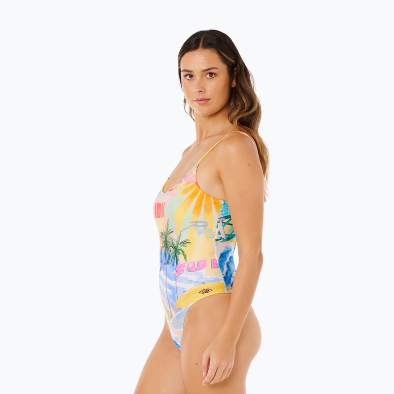 Жіночий суцільний купальник Rip Curl Hotel Malibu Cheeky multicolor 4