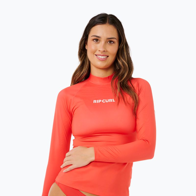 Жіноча футболка з довгим рукавом для плавання Rip Curl Classic Surf UPF Rashguard red 5