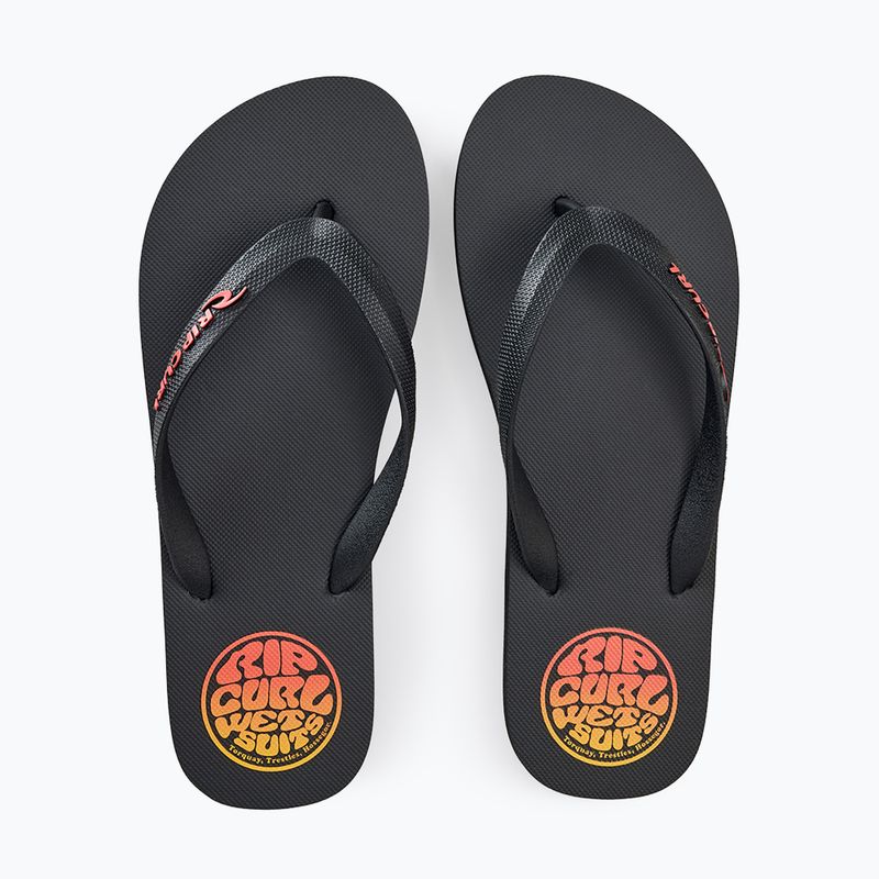 В'єтнамки чоловічі Rip Curl Icons of Surf Bloom Open Toe black/orange 5