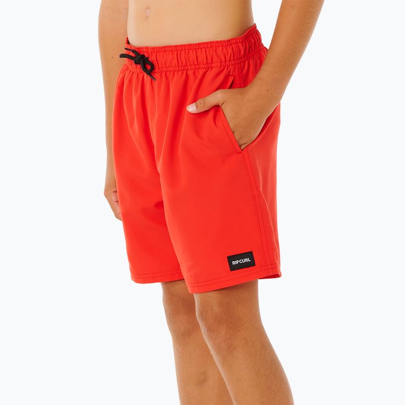 Шорти для плавання дитячі Rip Curl Offset Volley red 5
