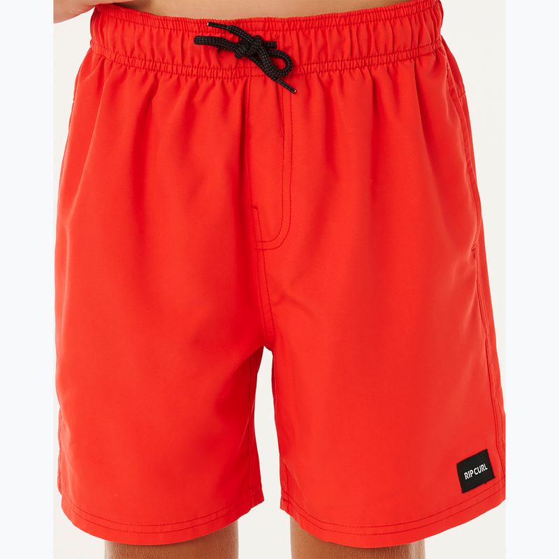 Шорти для плавання дитячі Rip Curl Offset Volley red 6