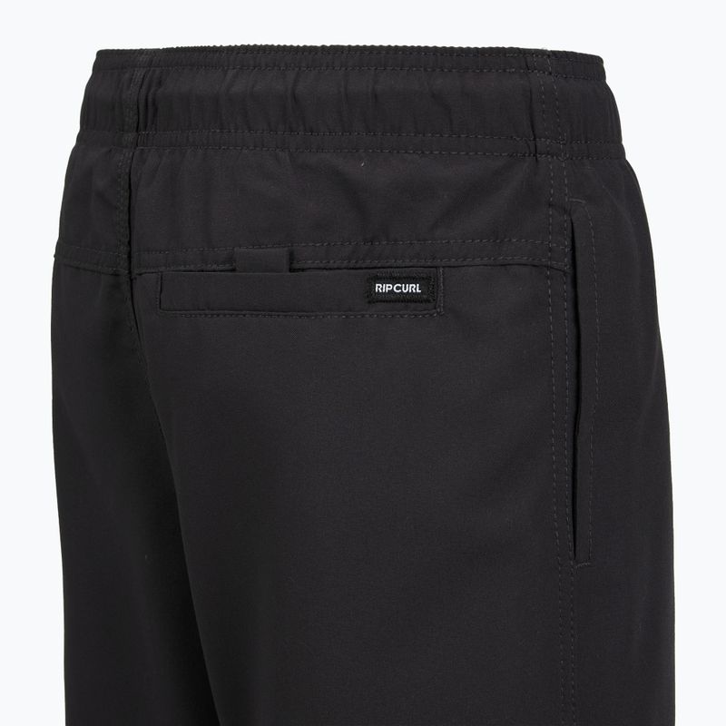 Шорти для плавання дитячі Rip Curl Offset Volley black 4