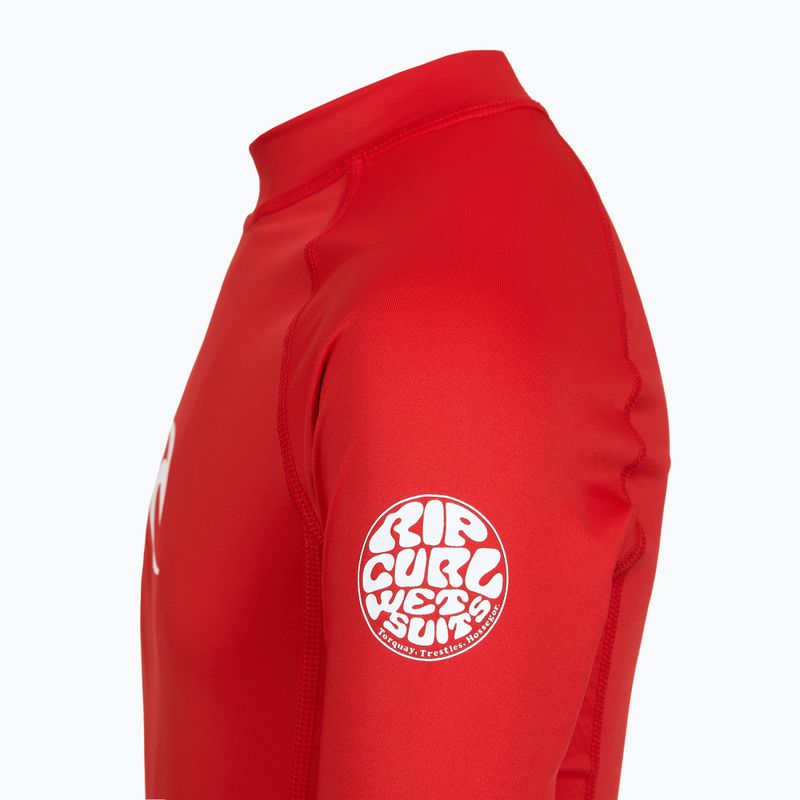 Футболка для плавання дитяча Rip Curl Waves Upf lava red 5