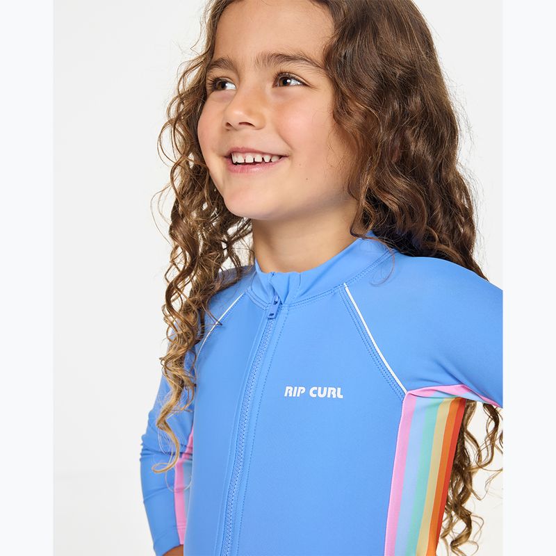 Дитячий суцільний купальник Rip Curl Sun Revival Springsuit cornflower blue 4