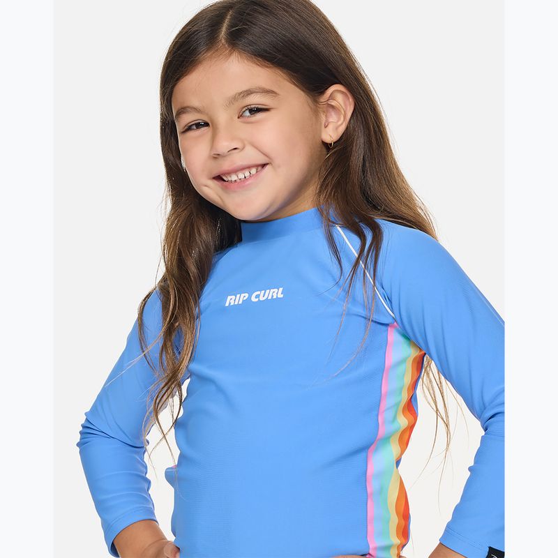 Футболка для плавання дитяча Rip Curl Sunshine Revival Rashie cornflower blue 9