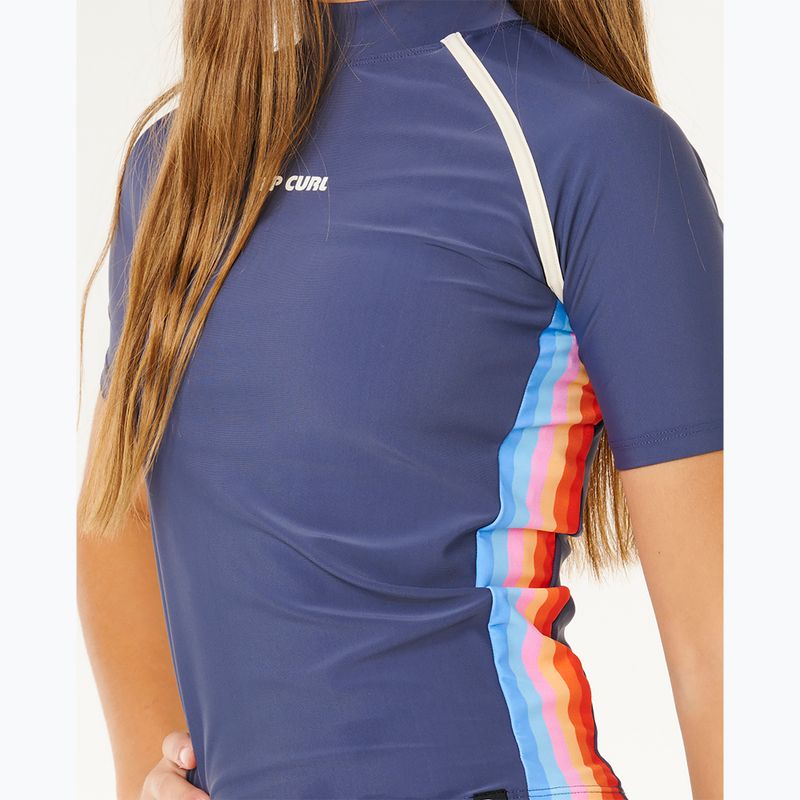 Футболка для плавання дитяча Rip Curl Surf Revival Rash Vest navy 6